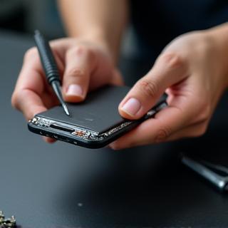 Remplacement de batterie smartphone