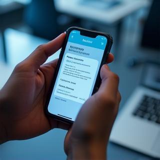 Mise à jour logiciel smartphone
